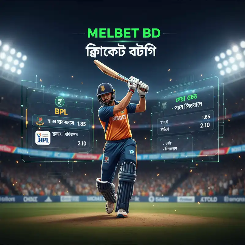 Melbet BD ক্রিকেট বেটিং ব্যানার